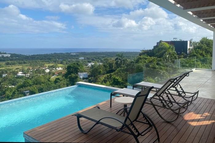 01 piscina venta villa mer azul las terrenas